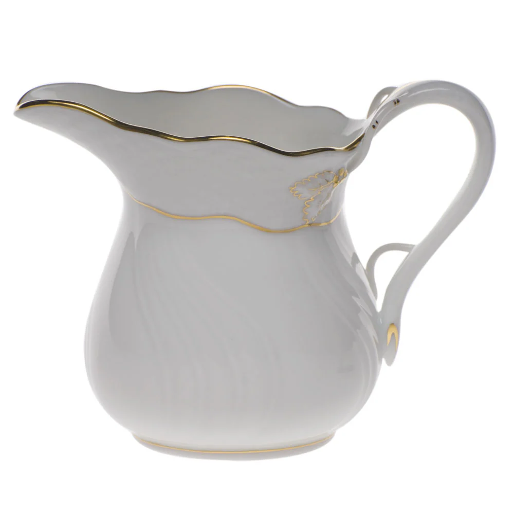 Golden Edge Creamer  (6 Oz) 3.5"h