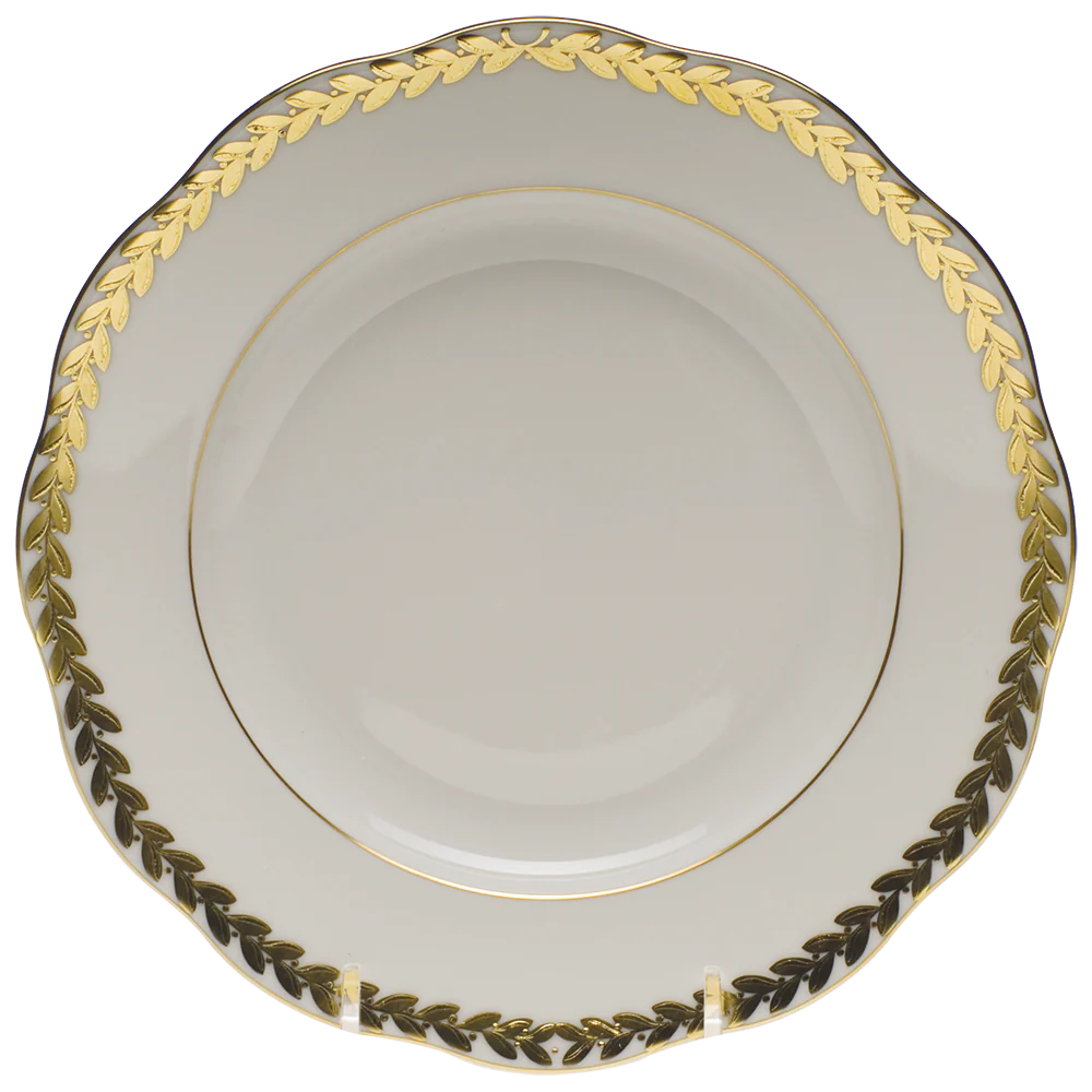 Golden Laurel Salad Plate