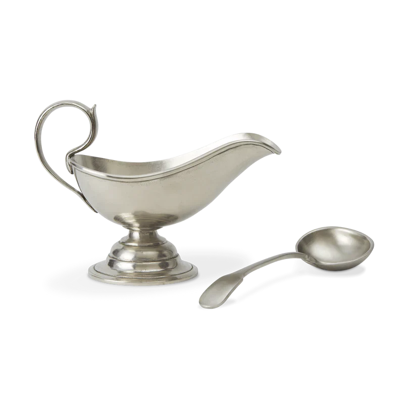 Gravy Boat with Gravy Spoon
