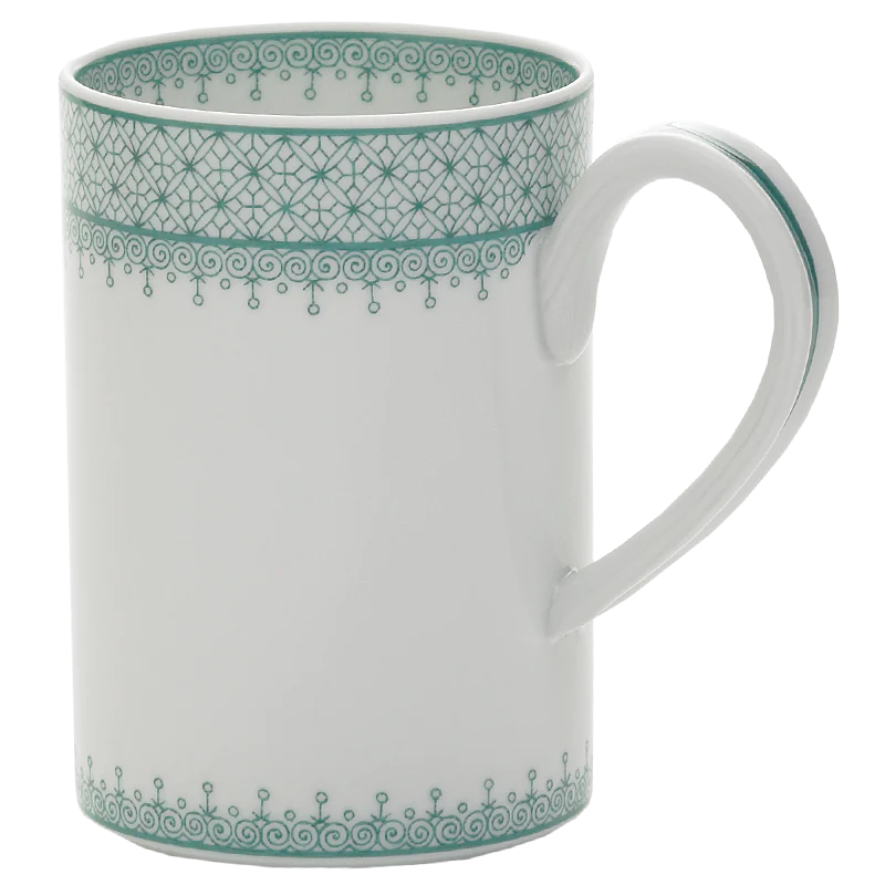 Green Lace Mug