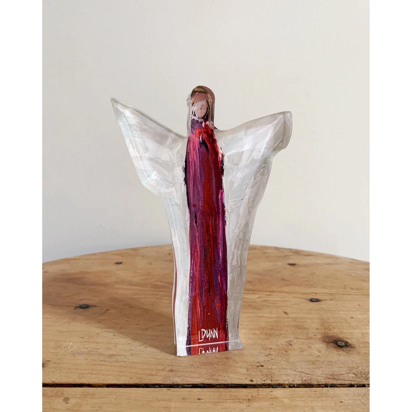 Hallelujah Angel - Red Acrylic