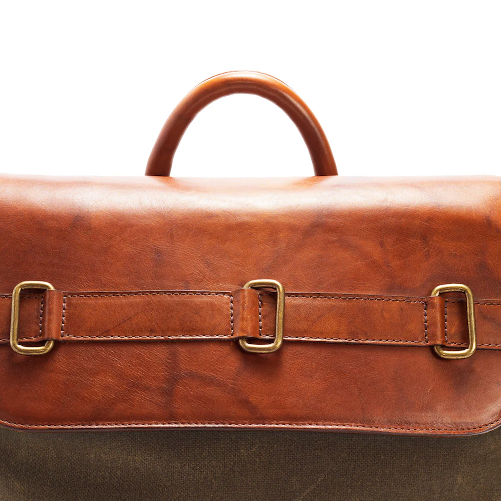 Heritage Waxed Canvas Steamer Backpack II - Image 12