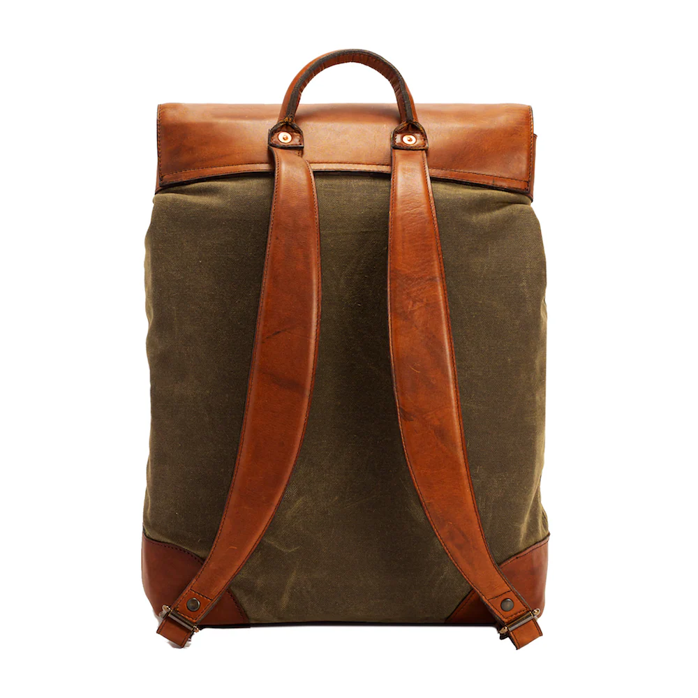 Heritage Waxed Canvas Steamer Backpack II - Image 9