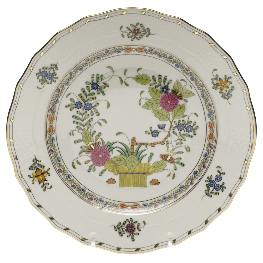 Indian Basket Dessert Plate  8.25"d