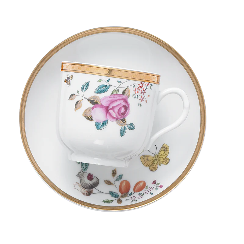 Lowestoft Garden Cup & Saucer  Single
