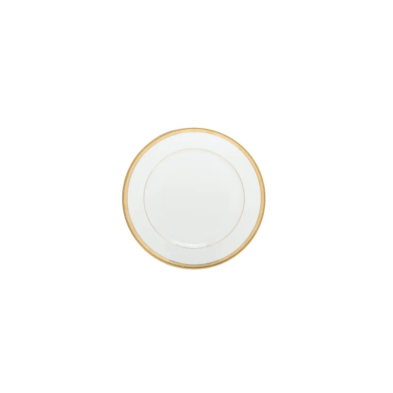Malmaison Gold Dessert Plate 8.25"