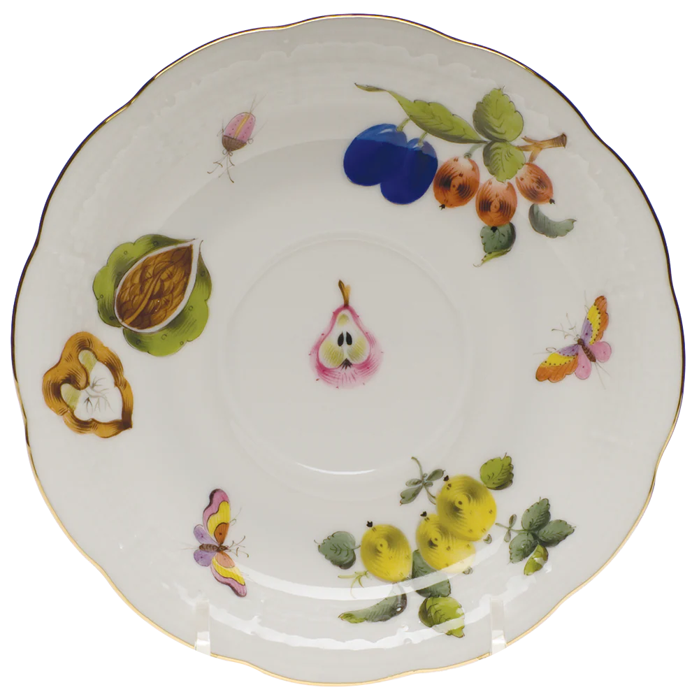 Market Garden Tea Saucer  6"d