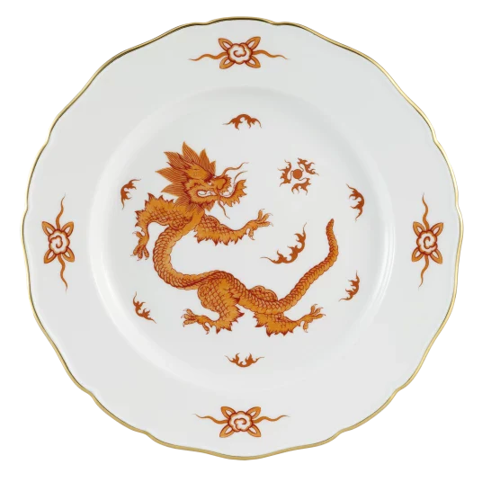Ming Dragon Red Dinner Plate