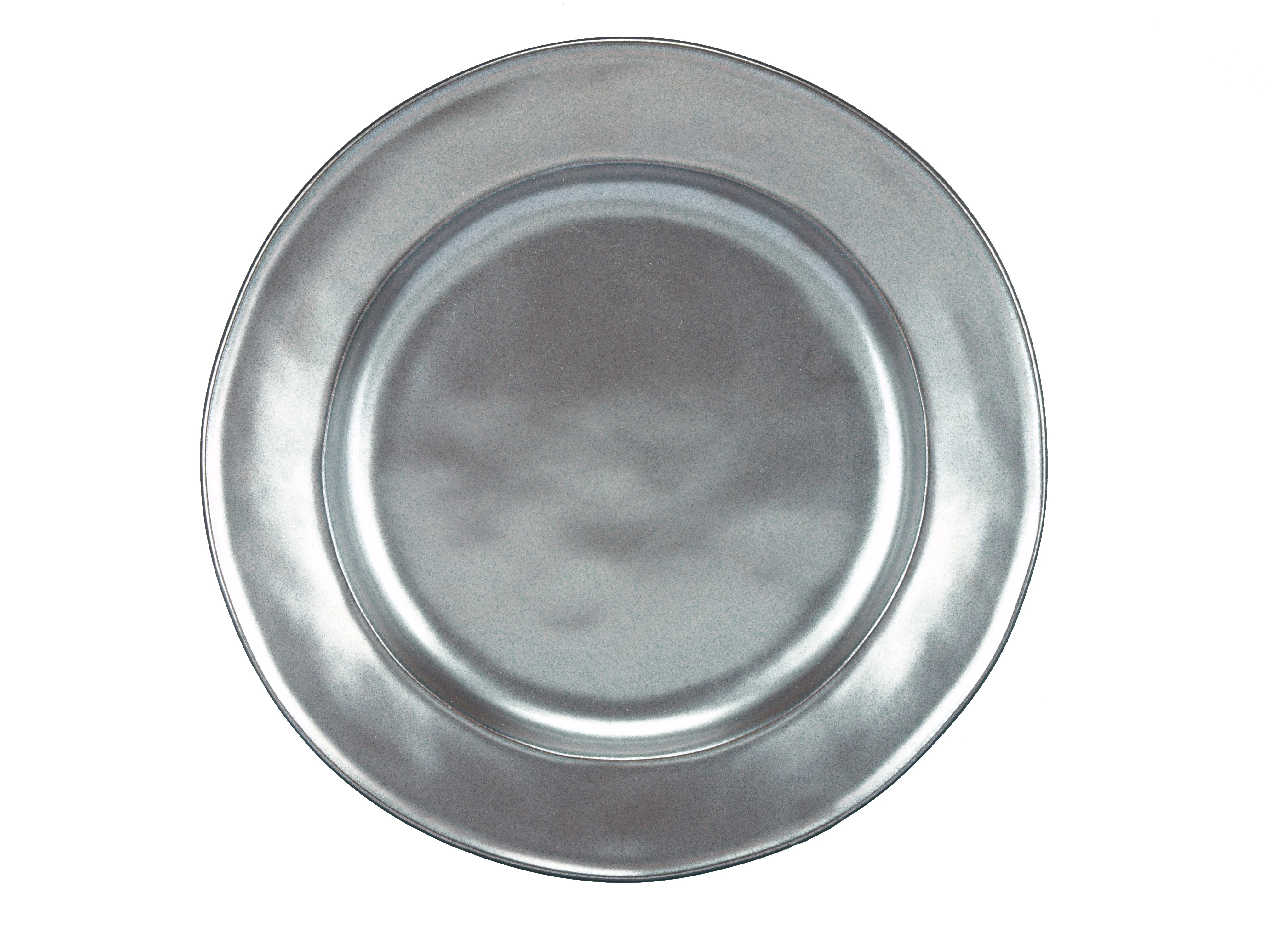 Pewter Stoneware Dessert/Salad Plate