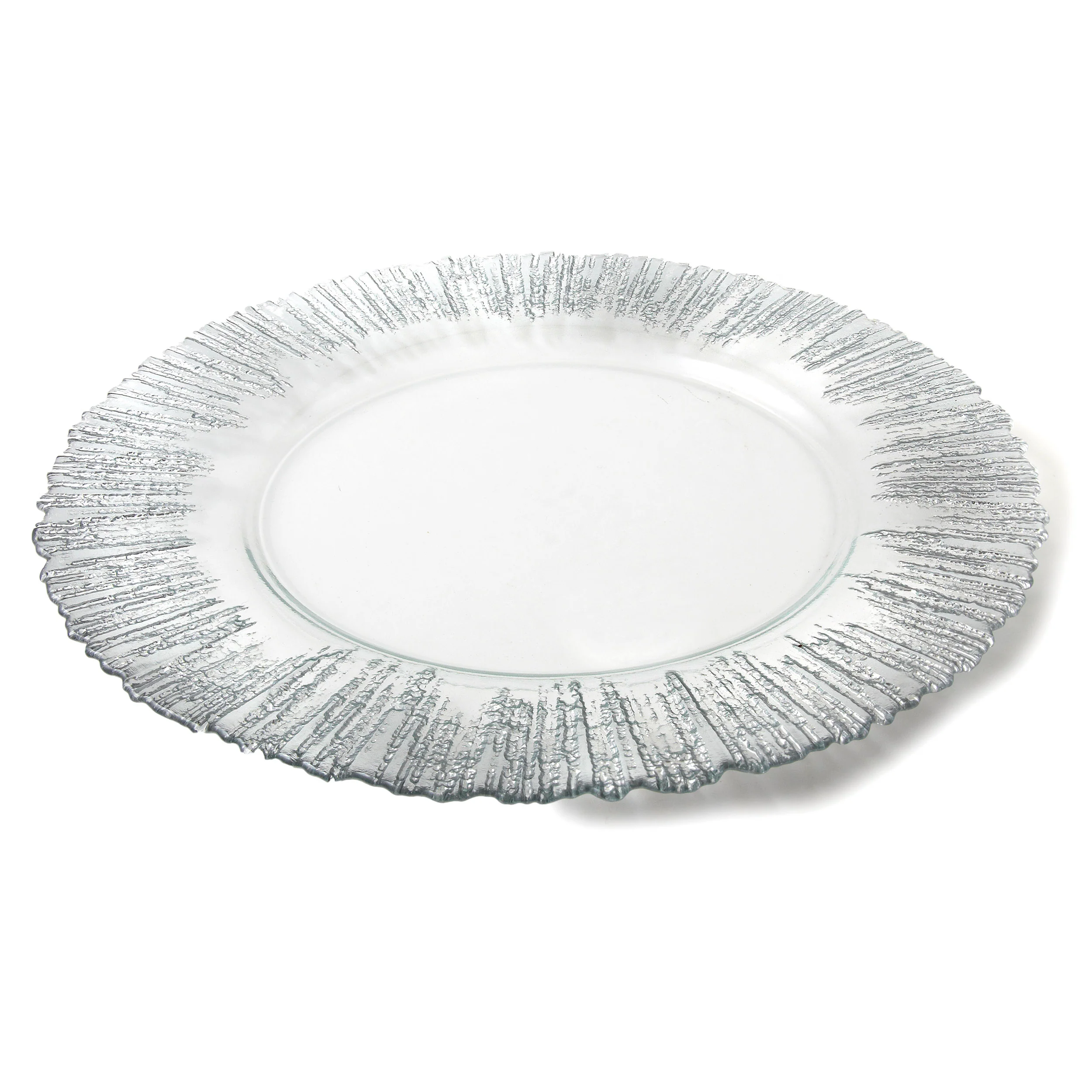 Platinum Sunburst Charger set of 4 - Image 2