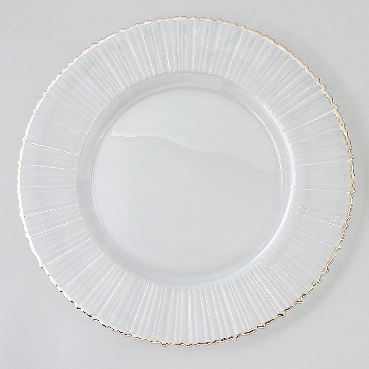 Platinum Rim Charger - Set of 4