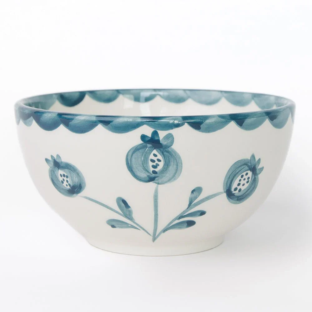 Pomegranate Cereal Bowls — Set of 2 - Image 4