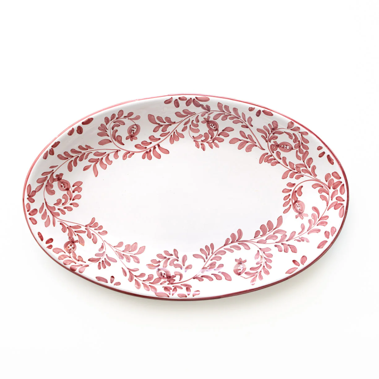 Pomegranate Scroll Oval Platter - Image 5