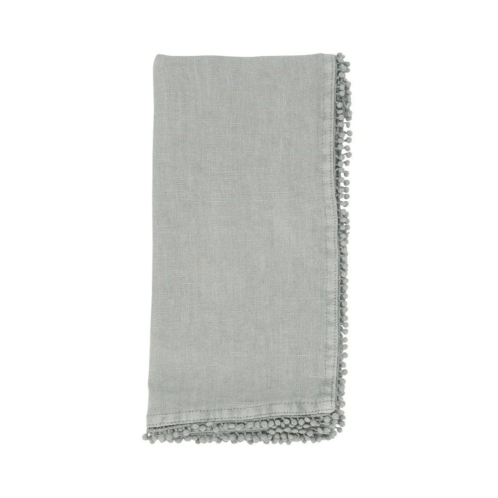 Pompom Design Napkin - Set of 4 - Image 2