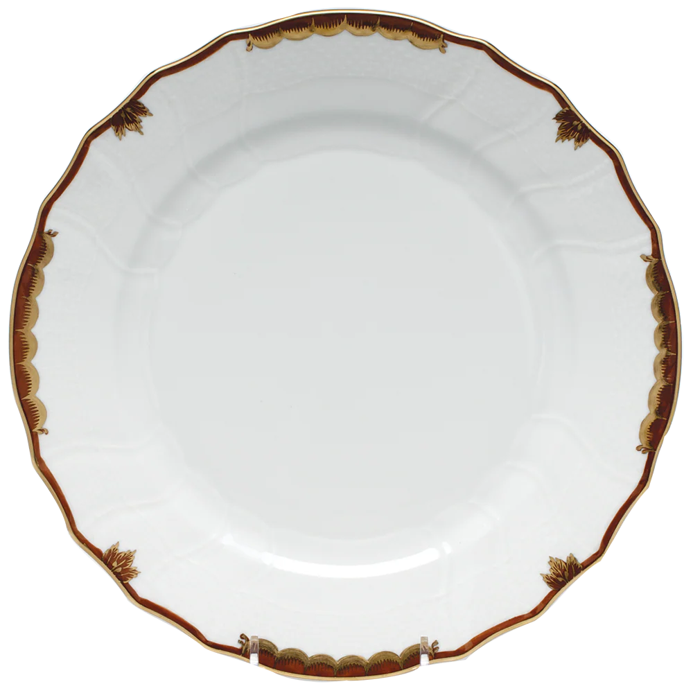 Princess Victoria Brown Dinner Plate 10.5"d