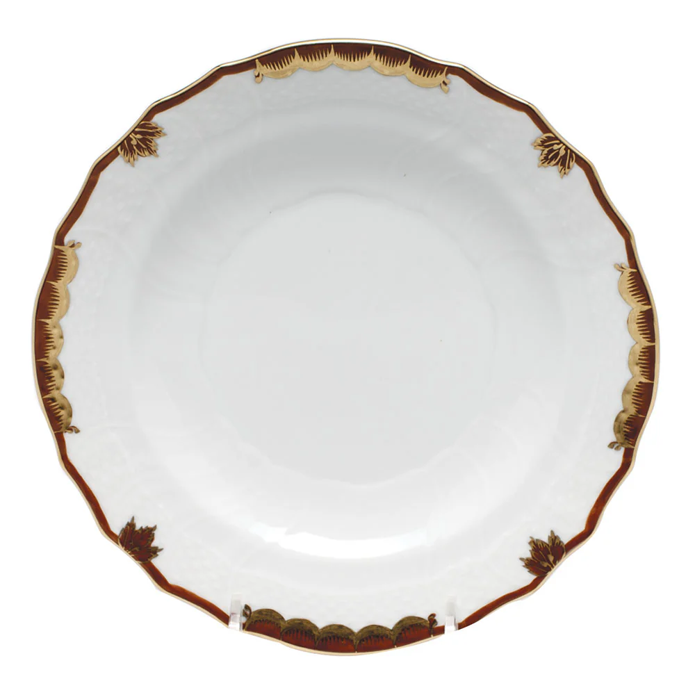 Princess Victoria Brown Salad Plate 7.5"d