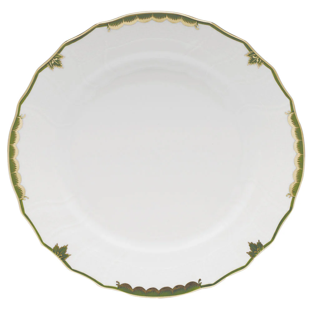 Princess Victoria Dark Green Dinner Plate - Image 2