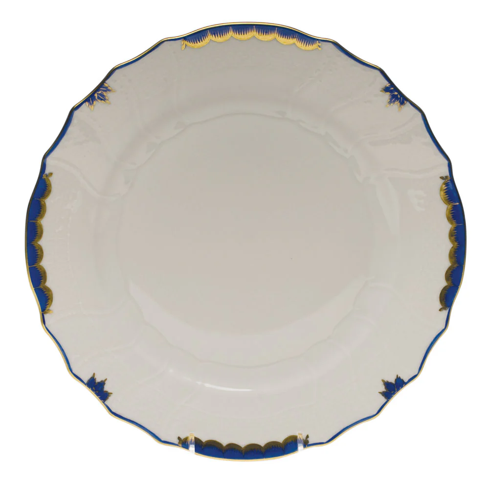 Princess Victoria Blue Dinner Plate 10.5"d - Blue - Image 2