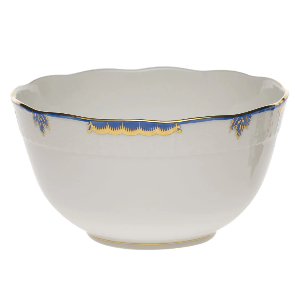 Princess Victoria Blue Round Bowl (3.5 Pt) 7.5"d - Blue