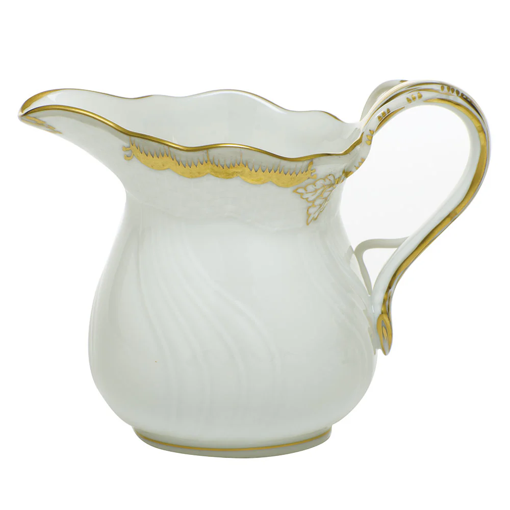 Princess Victoria Gray Creamer (6 Oz) 3.5"h
