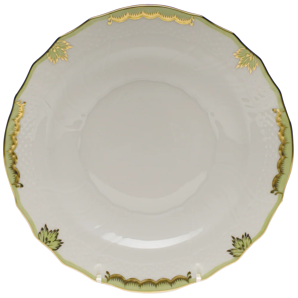 Princess Victoria Green Salad Plate 7.5"d