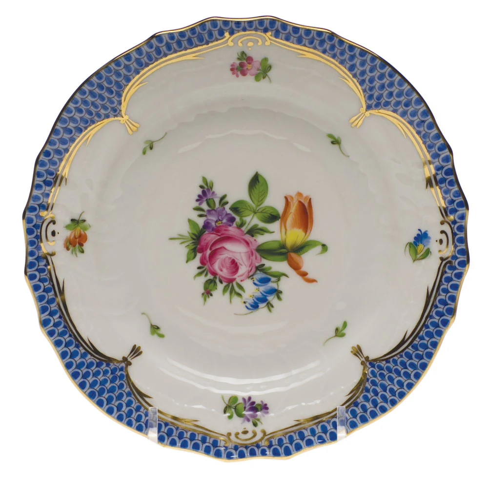 Printemps W/blue Border Bread And Butter Plate - Mo 02 6"d - Image 2