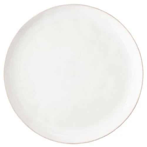 Puro Coupe Dinner Plate - Whitewash