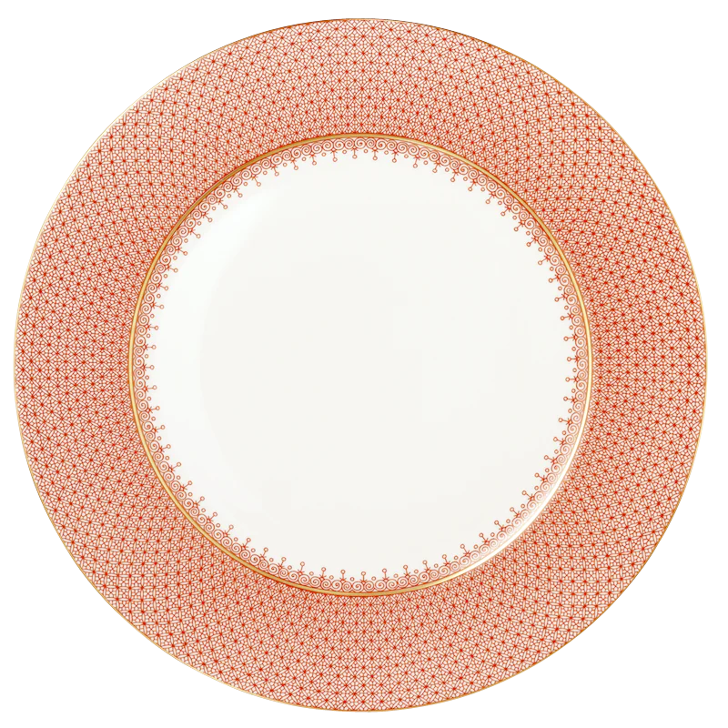 Red Lace Service Plate