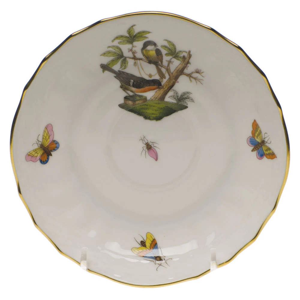 Rothschild Bird Canton Saucer - Motif 02 5.5"d