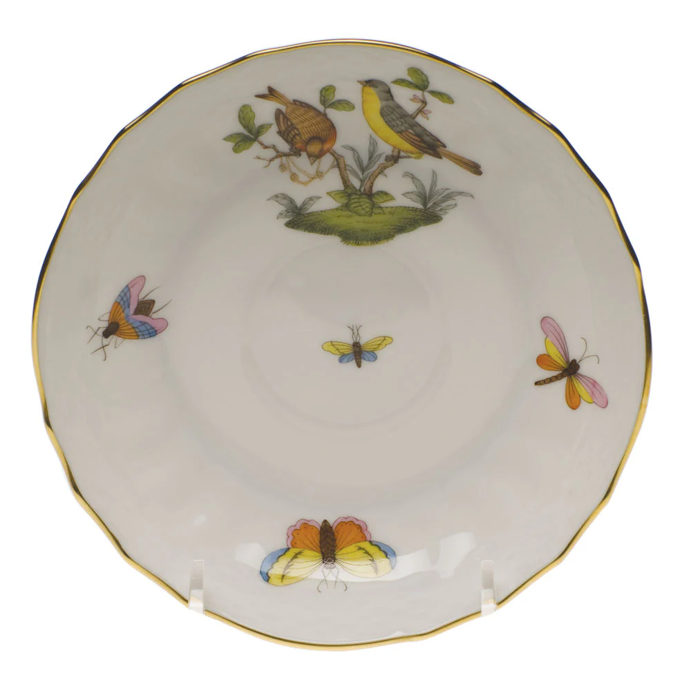 Rothschild Bird Canton Saucer - Motif 07 5.5"d
