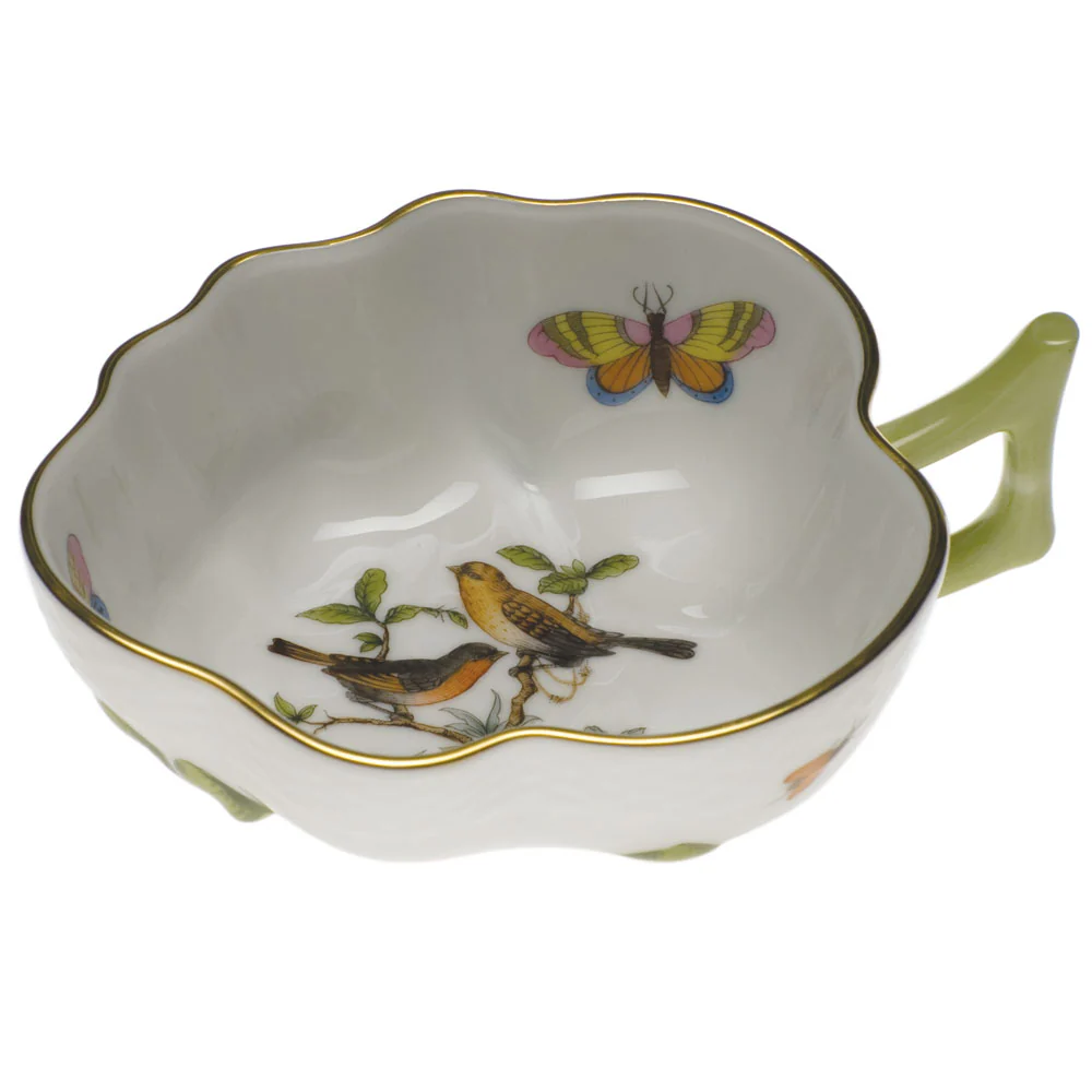 Rothschild Bird Deep Leaf Dish  1.5"h