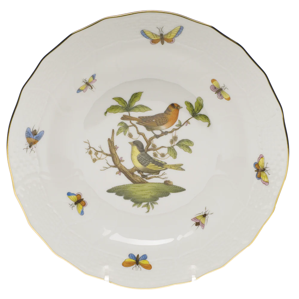 Rothschild Bird Dessert Plate - Motif 03 8.25"d