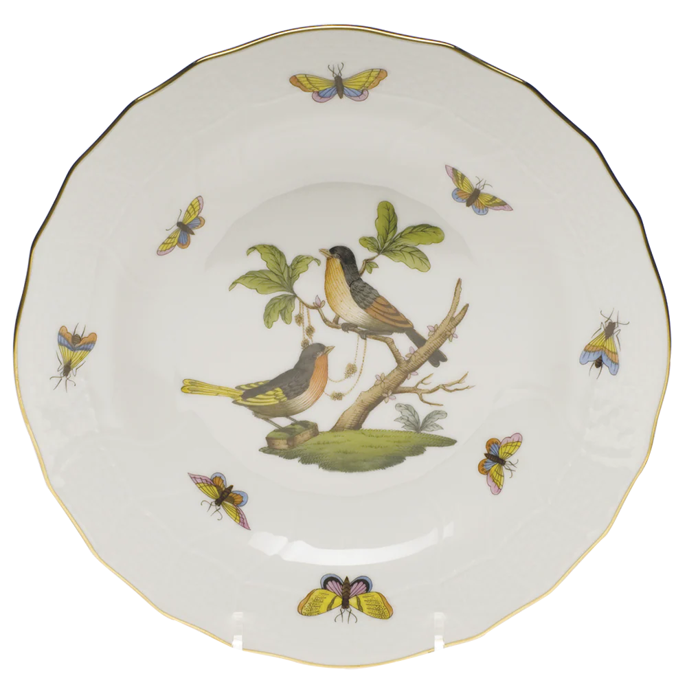 Rothschild Bird Dessert Plate - Motif 08 8.25"d