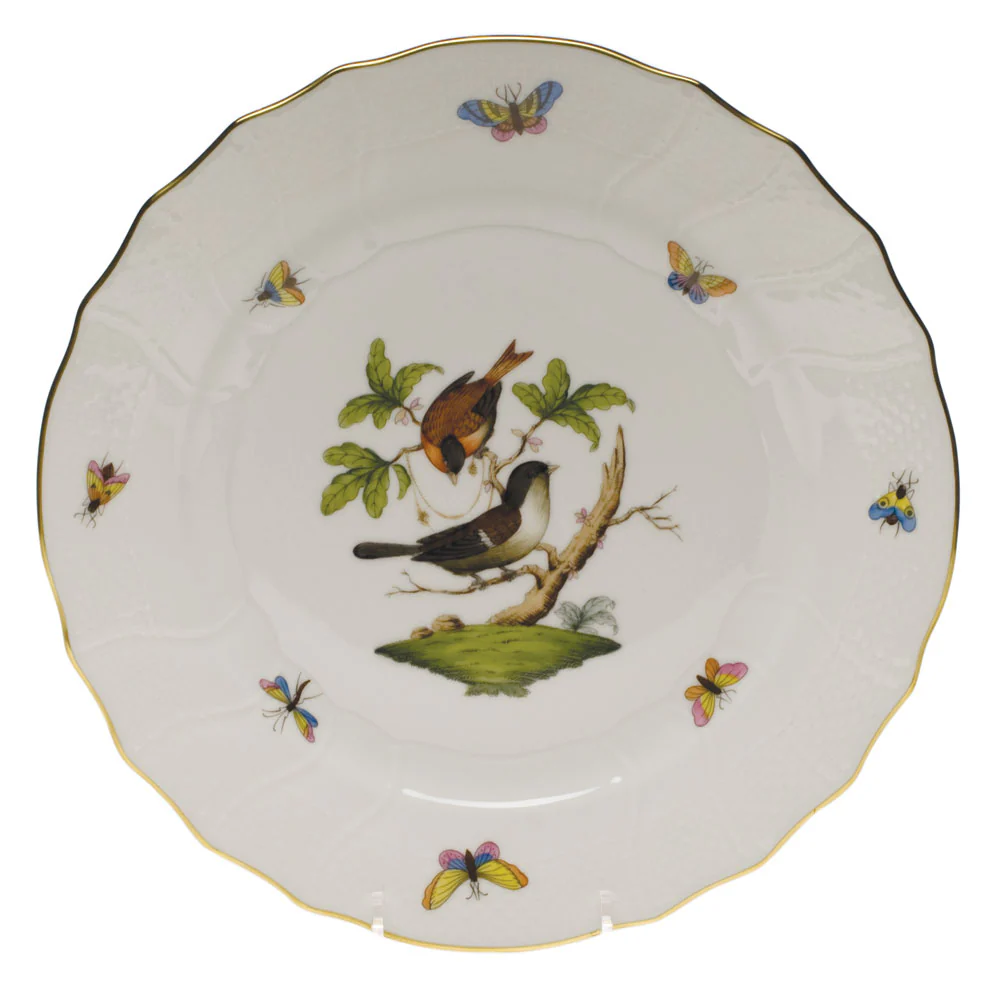 Rothschild Bird Dinner Plate - Motif 04 10.5"d - Image 2