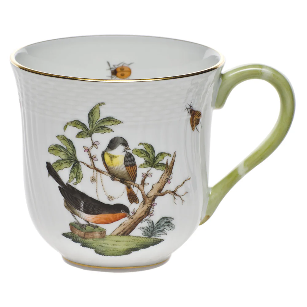 Rothschild Bird Mug - Motif 02 (10 Oz) 3.5"h - Image 2