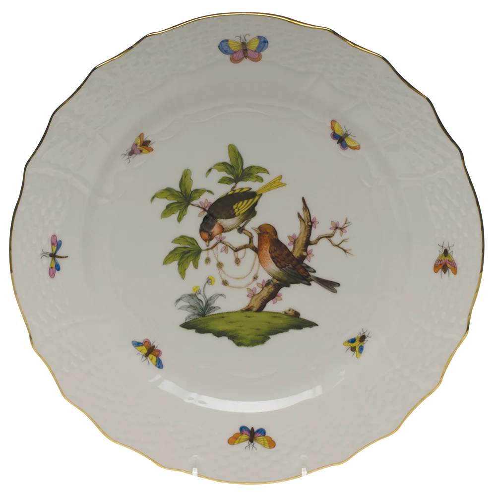 Rothschild Bird Service Plate - Motif 10 11"d