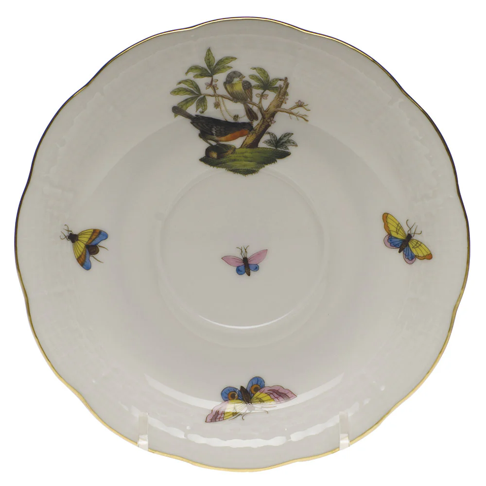 Rothschild Bird Tea Saucer - Motif 02 6"d - Image 2
