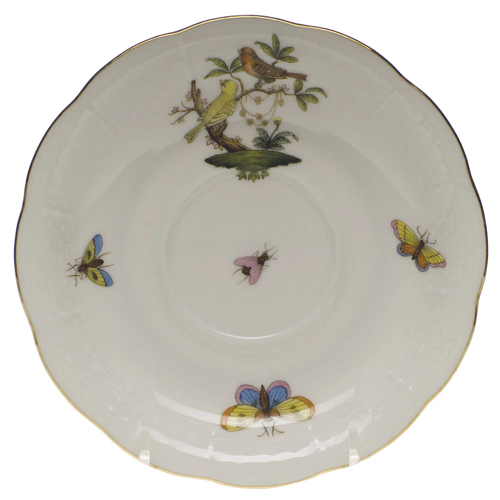 Rothschild Bird Tea Saucer - Motif 06 6"d - Image 2