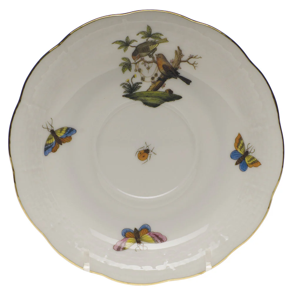 Rothschild Bird Tea Saucer - Motif 10 6"d - Image 2