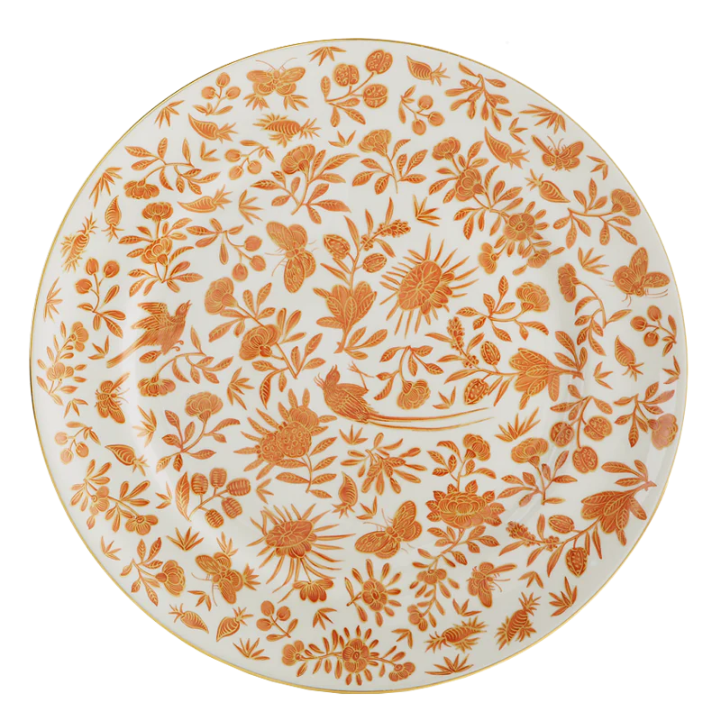 Sacred Bird & Butterfly Dinner Plate