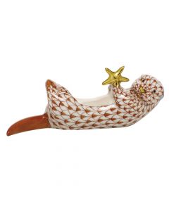 Sea Otter With Starfish 3.75"l X 1.25"h Blue - Image 6