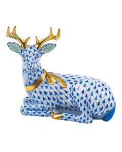 Lying Christmas Deer 4.25"l X 2.75"w X 3.75"h - Image 6