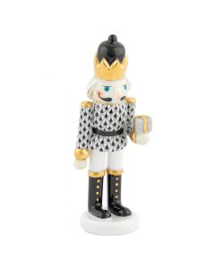 Nutcracker With Gift 1.5"l X 1.25"w X 4.5"h - Image 2