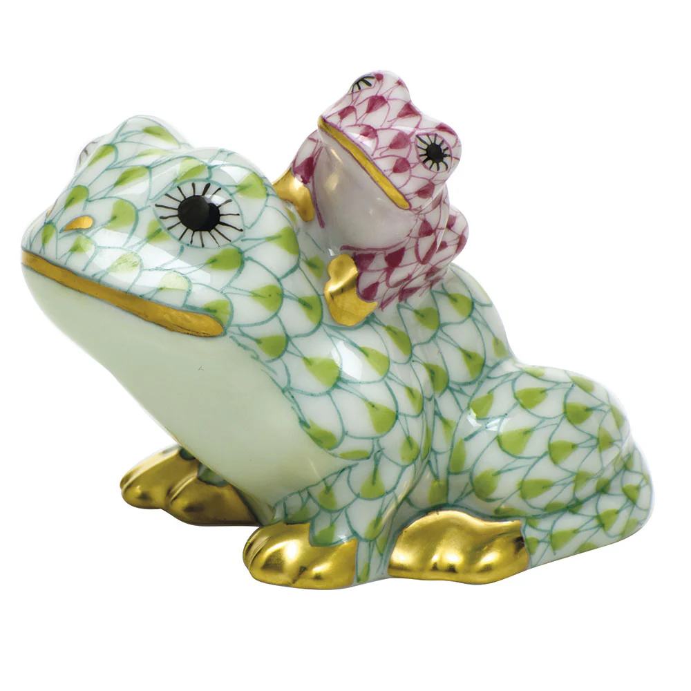 Mother And Baby Frog