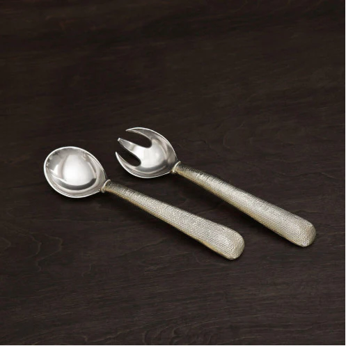Sierra Modern Fina Salad Servers Gold