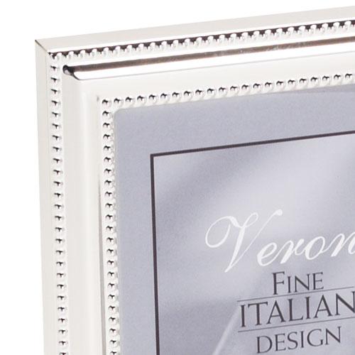 Silver Plate Frame With Double Beaded Edge - Image 2