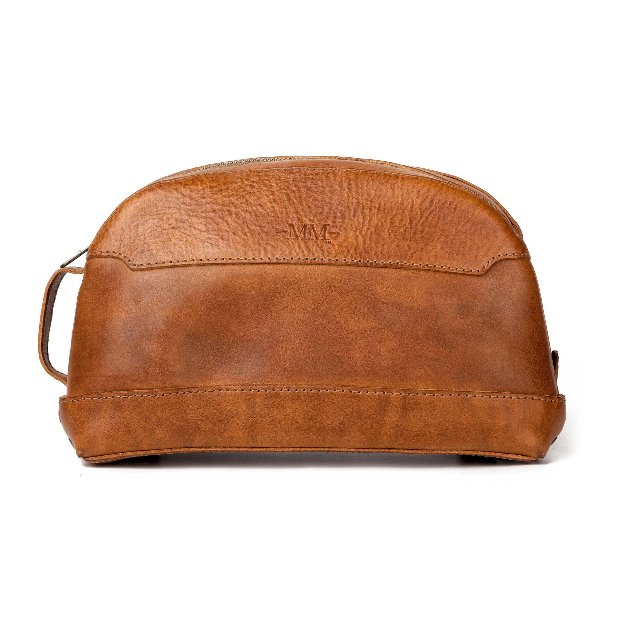 Heritage Leather Stateroom Wash Bag - Image 9