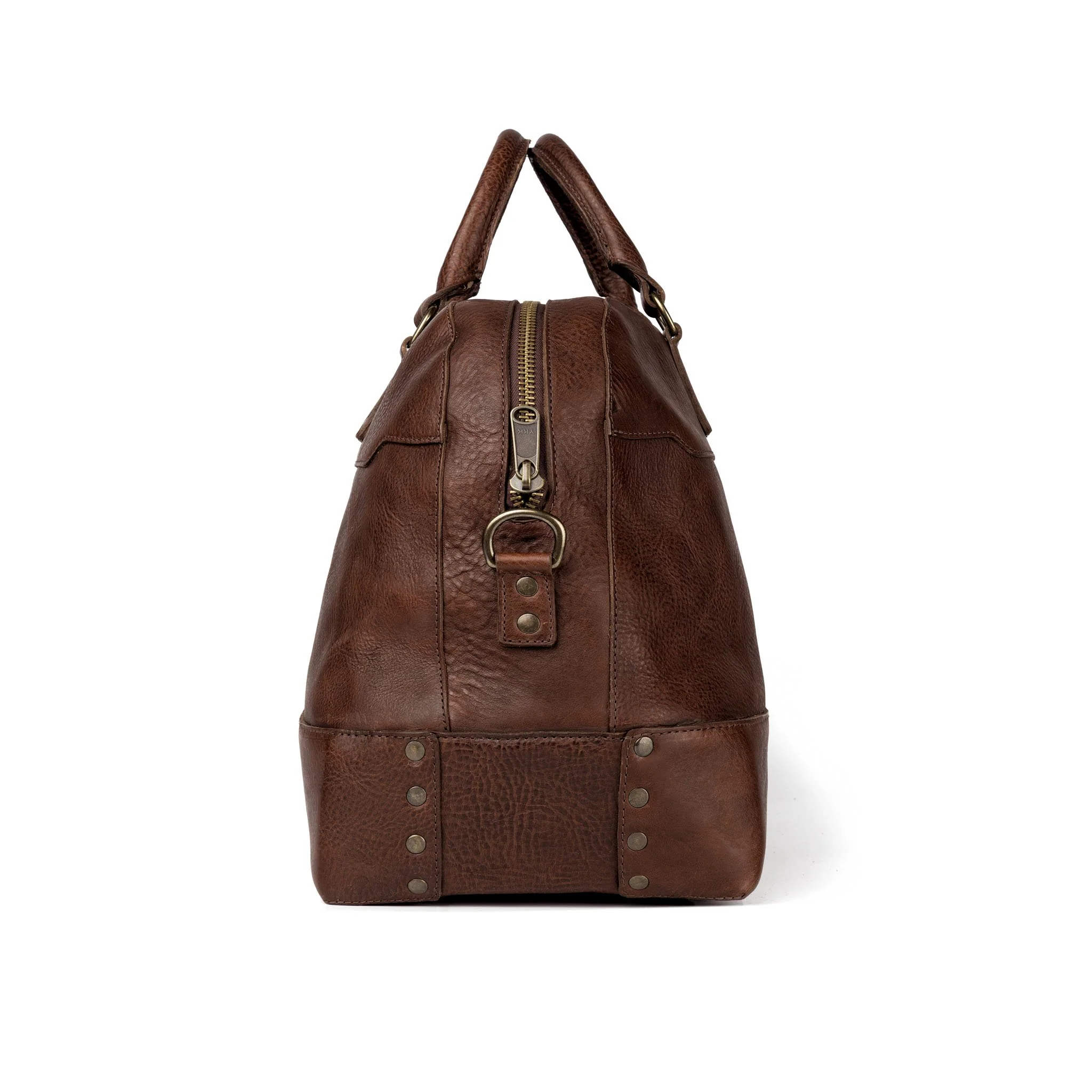 Heritage Leather Stateroom Weekender - Image 5