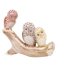 Owls On Branch - Image 4