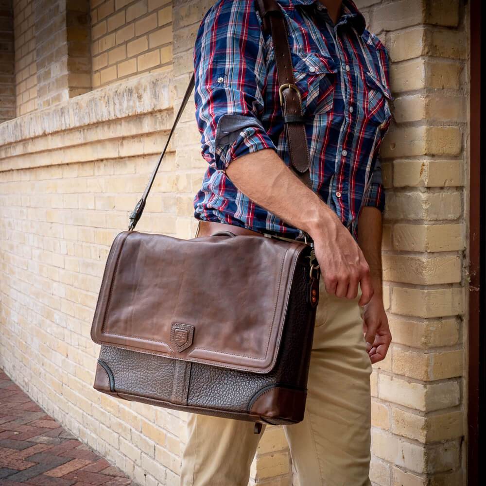 Theodore Leather Messenger - Image 7
